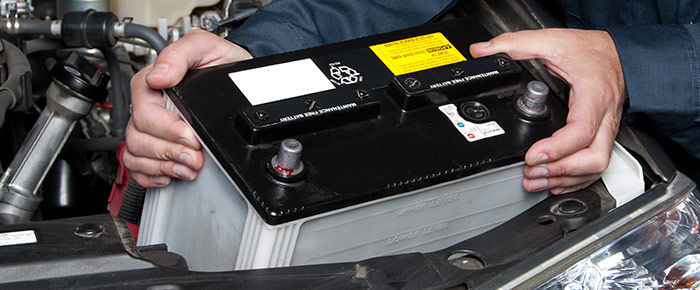 Key Features of a Car Battery Label