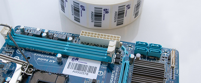 labeled printed circuit boards